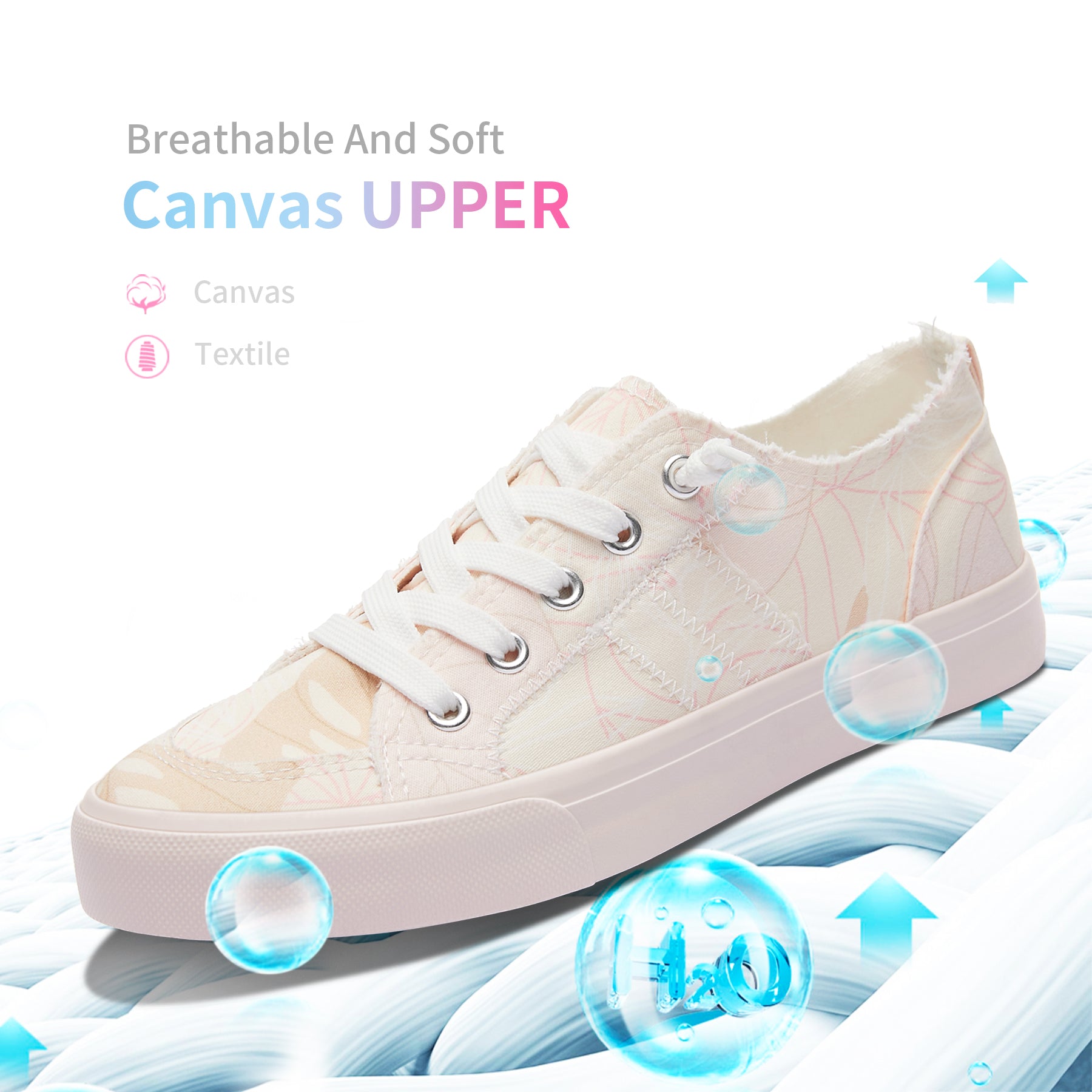 eczipvz Womens Sneakers Women's Play Fashion Sneaker White Color Washed and  Leopard Canvas Slip on Shoes